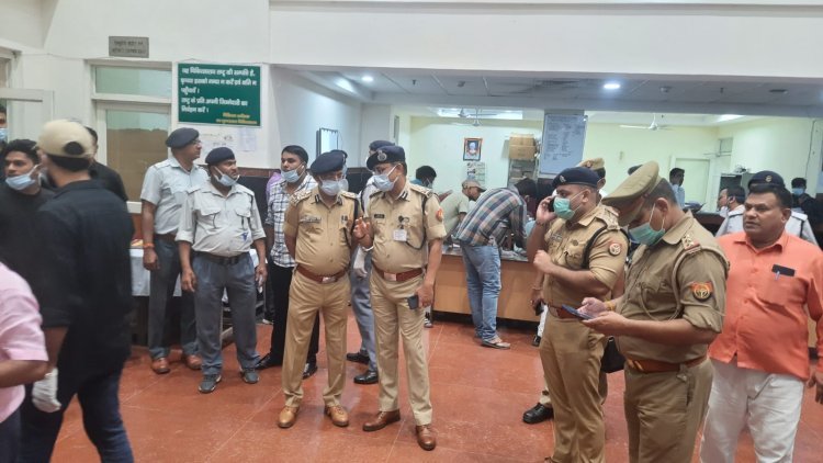 पुलिस आयुक्त वाराणसी के निर्देश पर औराई में घायलों को ग्रीन कॉरिडोर बना कर पहुंचाया गया अस्पताल